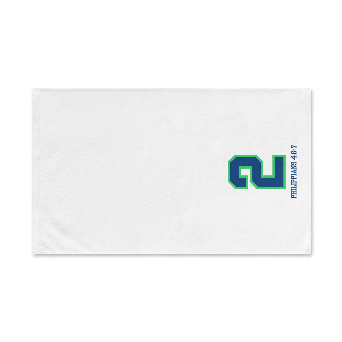 Inspirational Hand Towel - Philippians 4:6-7, Motivational Kitchen Towel, Sports Towel, Gift for Athletes, Christian Home Decor