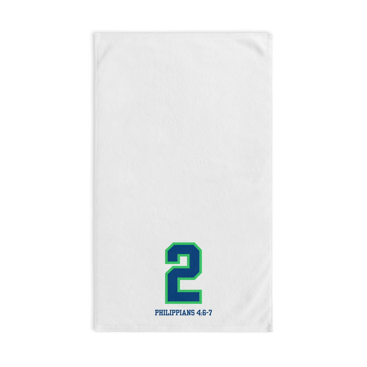 Inspirational Hand Towel - Philippians 4:6-7, Motivational Kitchen Towel, Sports Towel, Gift for Athletes, Christian Home Decor